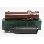 A SCHMIDT & BENDER SPOTTING SCOPE, 15-60x60, Biebertal Wetzlar, with black textured outer case,