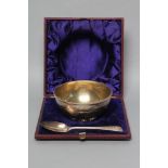 A VICTORIAN SILVER CHRISTENING BOWL, maker probably Edward Ker Ried, London 1870,