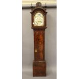 A BURR WALNUT LONGCASE signed William Creak, Royal Exchange, London, the eight day movement with