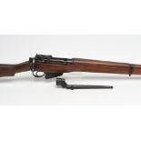 A DEACTIVATED SAVAGE NO.4 MK.I* .303 RIFLE, with 25 1/4" barrel, moving bolt, mk. I type rear