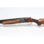 A MIROKU OVER & UNDER 12 BORE SHOTGUN, with 26" barrel, fixed choke, ventilated top rib, ejectors,