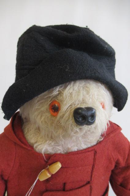 A Paddington bear, with red coat, red wellies and label - Image 3 of 3