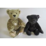 Two boxed Steiff bears, comprising Jack the rare black alpaca bear and the 1920 classic bear, both