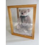 A Steiff Perfekt bear, no. 00420, with certificate, ear button and tag, within perspex case