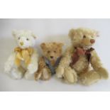 Three Steiff collector's bears, comprising a Margarete Steiff 1880 bear, a British Collector's