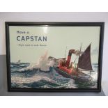 "Have a Capstan" advertising sign, with "a Wills product" incised into frame