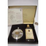 The Dalvey presentation case, with a 35cl bottle of 10yr old Dalvey rare highland single malt and