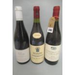 3 bottles of Premier Cru Burgundy, comprising 1 1992 Pommard Les Jarollieres, La Pousse D'or, 1 1993