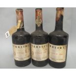 Three bottles 1963 Ferreira vintage port