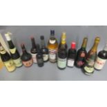 13 bottles of mixed spirits & liqueur, comprising 2 litres Campari, 1.5litre Cinzano Bianco, 1 Peter