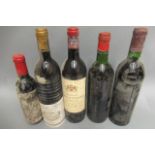 4 bottles of Bordeaux, comprising 1 1979 Ch. Malescot St Exupery Margaux, 1 1979 Ch. Kirwan Margaux,