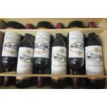 12 bottles 1986 Chateau Chasse-Spleen, Moulis en Medoc, OWC