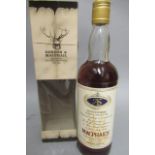 One bottle Macphails A.S. finest highland malt whisky, to commemorate the marriage of HRH Prince