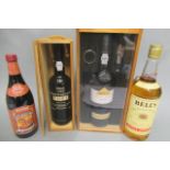 4 bottles comprising 1 boxed 1984 St. Michael LBV port, 1 boxed set Dow's Master Blend port, 1 litre