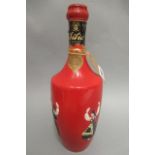 One bottle La Vinicola port, in decorative ceramic decanter