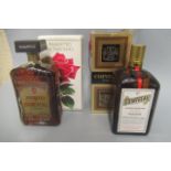 2 boxed bottles of liqueur, comprising one Amaretto di Saronno and one Cointreau extra dry