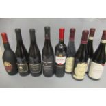 9 bottles of Amarone, comprising 2 2001 Masi Costasera Amarone, 2 2010 Cadis Sella Valpolicella, 1