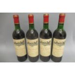 4 bottles Chateau Calon-Segur, 1983, grand cru classe, Saint Estephe