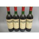 4 bottles Chateau Calon-Segur, 1983, grand cru classe, Saint Estephe