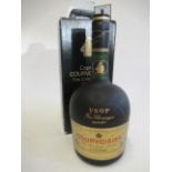 1 bottle Courvoisier VSOP fine champagne cognac, boxed