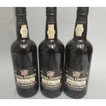 Three bottles 1983 Royal Oporto vintage port, OWC