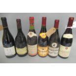 6 bottles of red Burgundy, comprising 1 1998 Hermitage, Bernard Faurie, 1 1993 Benjamin Brunel,
