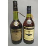 2 bottles of Martell VS cognac