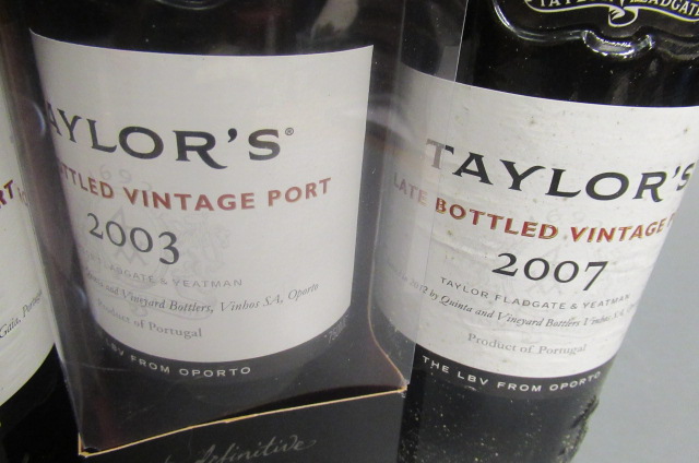 Four bottles of Taylor's LBV port, comprising 1 boxed 2003, 1 2013, 1 2007 and 1 2011 - Image 3 of 3