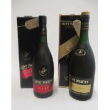 1 litre boxed Remy Martin VSOP fine champagne cognac, together with 1 boxed 70cl bottle of Remy