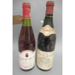 2 bottles Beaujolais, comprising 1 1964 Chateau Gaillard Beaujolais superieur and 1 1988