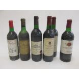 6 bottles of Bordeaux, comprising one 1969 Chateau Fonreaud, two bottles 1996 Chateau La Maisonnette