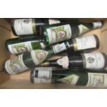 8 bottles of 1976 vintage German riesling, comprising 4 bottles Niersteiner Spiegelberg, riesling