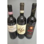 3 bottles of Italian wine, comprising 1 1997 Casanova di Neri, Brunello di Montalcino, 1 2007 Le