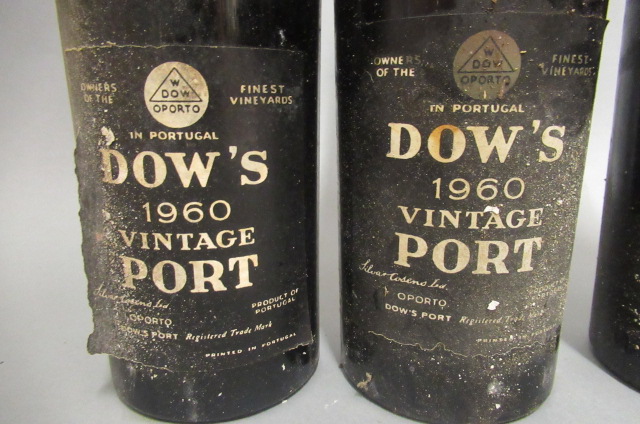 Three bottles 1960 Dows vintage port, OWC - Image 2 of 4