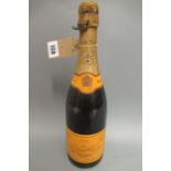 1 bottle 1953 Veuve Clicquot Ponsardin dry champagne
