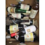 9 bottles of European wine, comprising 2 magnums Niersteiner Gutes Domtal Rheinhessen, 1 1967
