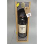 One bottle 1992 Warre's LBV port, boxed