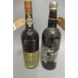 Two bottles of port, comprising Dows 30yr Old Tawny and a 1960s Marshall Taplow port