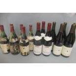 14 bottles of red Burgundy & Rhone, comprising 3 1998 Cotes du Rhone, Pascal, 5 2000 Prologue