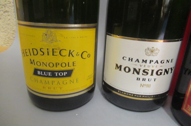 6 bottles of champagne, comprising 1 boxed Moet & Chandon Brut Imperial, 1 boxed Piper-Heidsieck, - Image 3 of 4