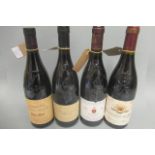 4 bottles of Rhone, comprising 1 bottle 2010 and 1 2003 Chateauneuf-Du-Pape, Roger Sabon, 1 2007