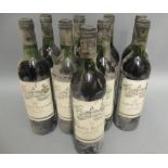 9 bottles Chateau Beaumont, 1983, cru Bourgeois, haut-medoc