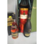 1 bottle Remy Martin VSOP fine champagne cognac in tube and Harrod's box, together with a boxed