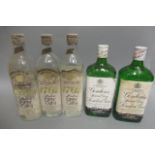 5 bottles of London dry gin, comprising 2 bottles Gordon's and 3 bottles Greenall's "1761"