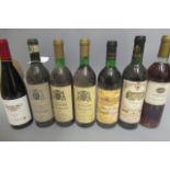 7 bottles of Spanish & Italian wine, comprising 3 Vino Santo Antinori 1958, 1975 & 1980, 1 1993