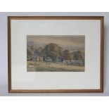 ARTHUR REGINALD SMITH (1871-1934), View of Manor House Farm Rylstone, watercolour, signed, 9" x 14