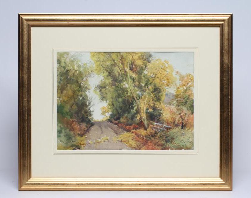 ATTRIBUTED TO HENRY JOHN SYLVESTER STANNARD (1870-1951), Woodland Scene, watercolour, unsigned, 10