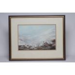 BRITISH SCHOOL (20th Century), Ptarmigan in Snow, pastel, indistinctly signed Ross(?) and dated '87,