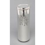 A GOLF BALL HOLDER AND COVER, maker Tiffany & Co., stamped Sterling 925, London import mark 1995, of