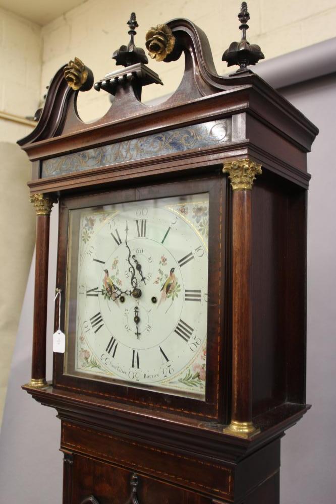 A MAHOGANY LONGCASE signed Samuel Lister Bolton, the eight day movement with anchor escapement - Image 2 of 10